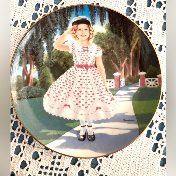 Shirley Temple The Littlest Rebel Danbury Plate in original pkg with COA - Picture 1 of 6
